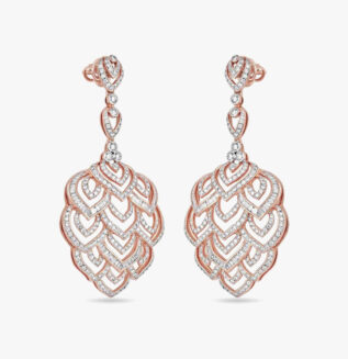 Verdant Splendour Diamond Dangle Earrings